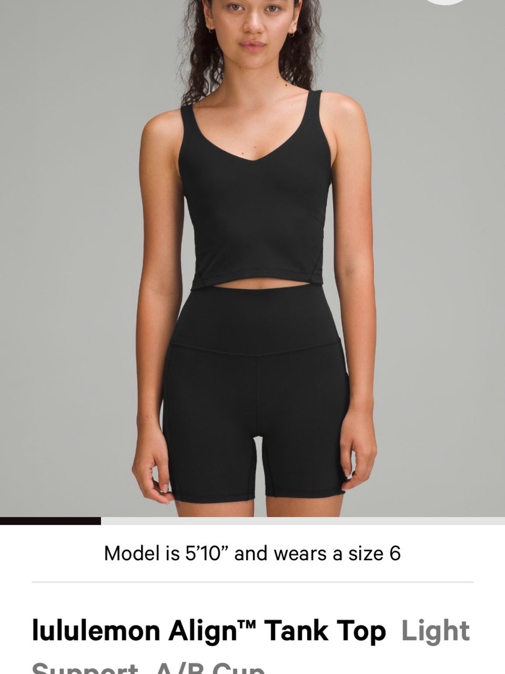Lululemon Bright Blue V-Neck Women's Tank Top